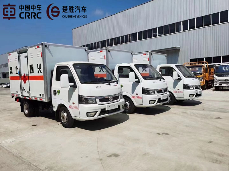 氣瓶運(yùn)輸車屬于幾類危險(xiǎn)品廂式車？楚勝危險(xiǎn)品廂式車廠
